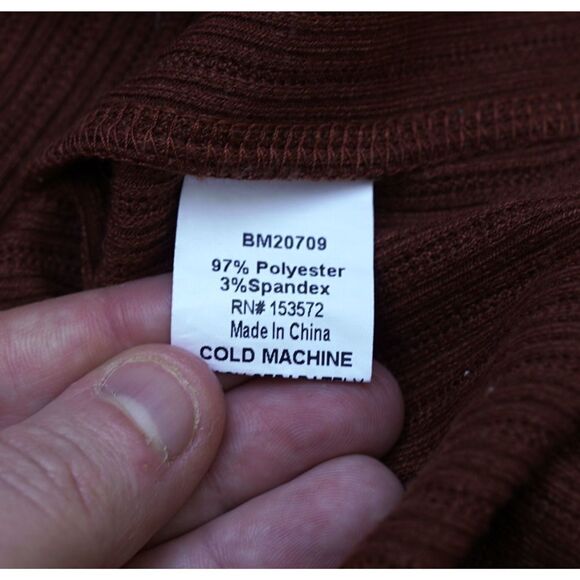 Böhme Boho Burnt Orange Hook and Eye Long Sleeve Blouse - Picture 7 of 8